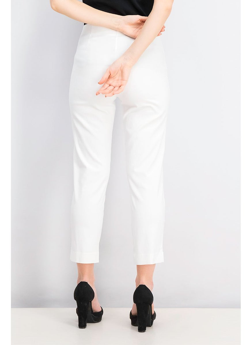 Tchibo Women Stretch Hose Pants, White  - Image 2