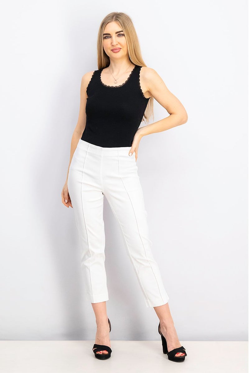 Tchibo Women Stretch Hose Pants, White - Image 4