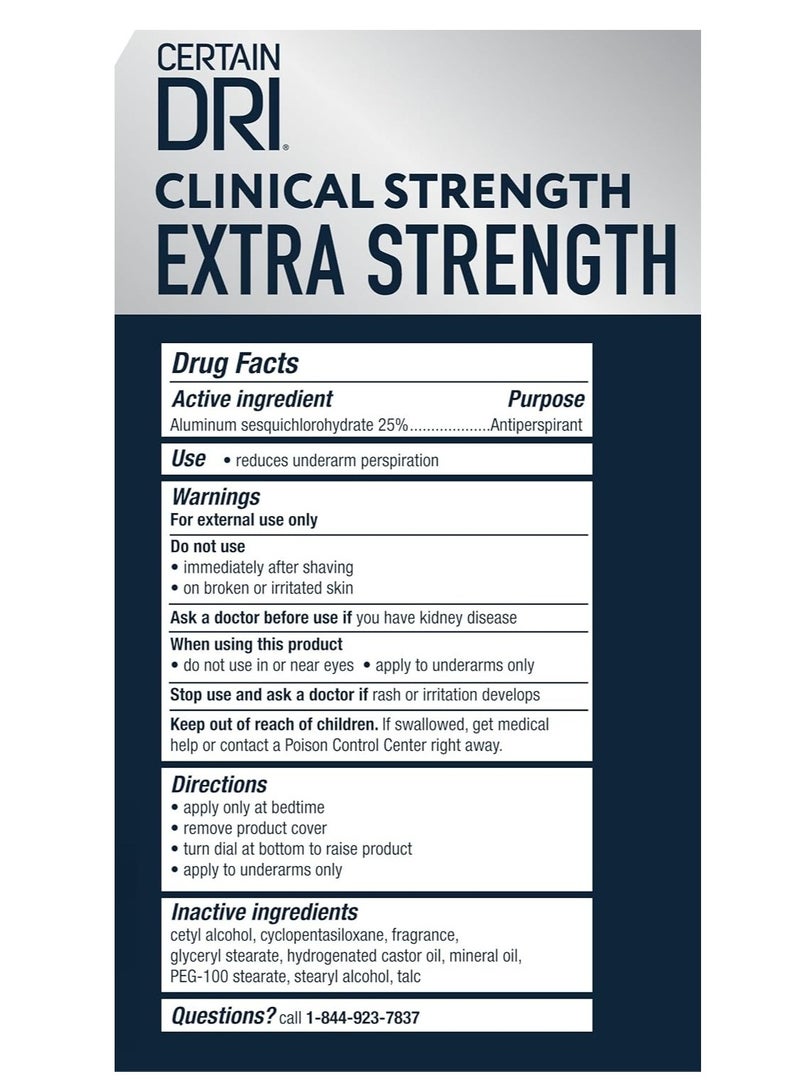 CERTAIN DRI Extra Strength Protection, Solid, Antiperspirant Deodorant, 1.7 oz  - Image 5