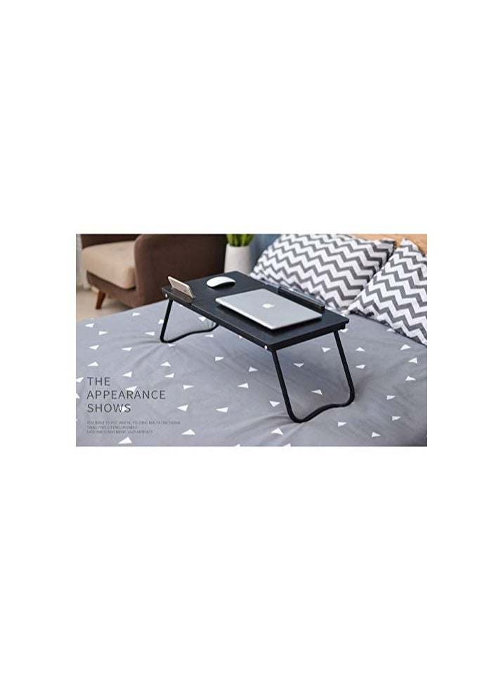 Green Tiger Folding Laptop Lap Desk - Work Table and Stand for Couch, Bed and Sofa Computer Use - Folding Legs, Adjustable Tilt - Use as Reading and Breakfast Tray (C-Black - A1) - Image 2