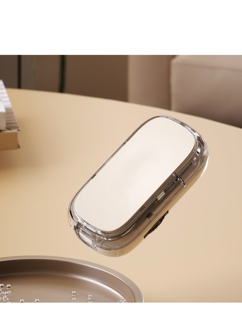 Adjustable Pill Splitter for Small Pills - Precision Cutter with Centering Device, Easy to Use, Travel Sized - Black - Image 3