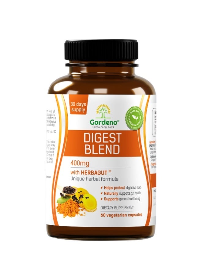 Gardeno Digest Blend 400Mg  Vegetarian capsules 60'S