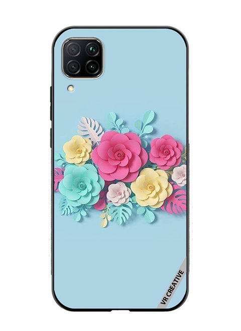 Protective Case Cover For Huawei Nova 7i/P40 Lite Flower Design Multicolour