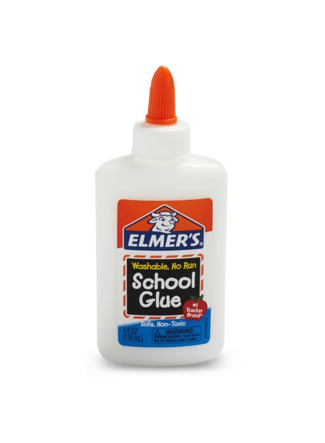 Elmer's White 4 oz. Washable School Glue , E304 - Image 1