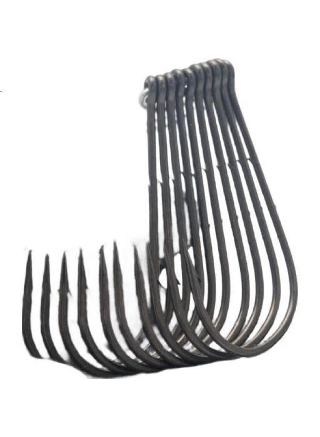 Bkk Backstab Double Barbed Straight Handle Hook, Black Pit Free Fishing Set, Reinforced Hook, Long Handle Down Fishing Hook - Image 2