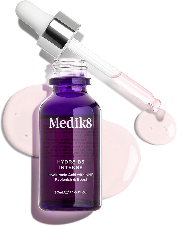 Medik8 Hydr8 B5 Intense Supercharged MultiWeight Hyaluronic Acid Serum Replenishes Smooths Plumps Skin Ideal For Normal to Dry Skin Types 30ml - Image 1