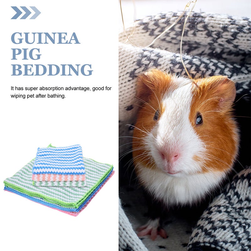 10pcs Blankets Hamster Liners Washable Small Animal Blankets Bedding Mats - Image 4