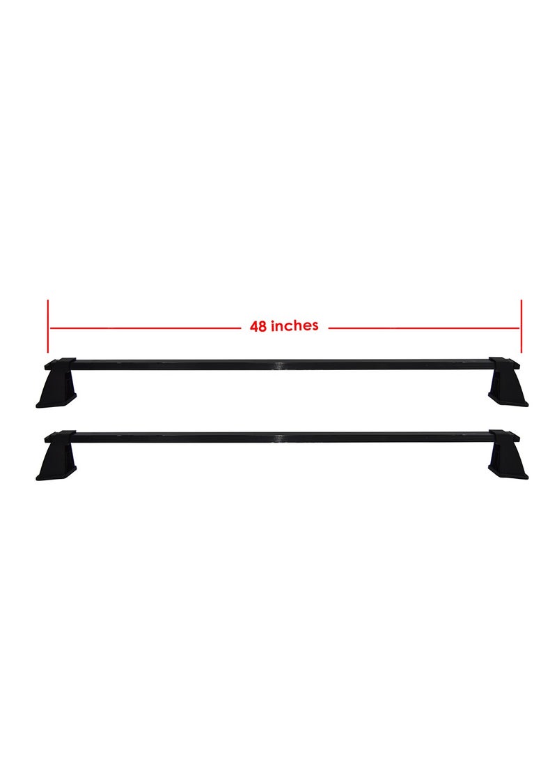 Al Khateeb 48" Universal Car Stand Roof Cross Bar , Black 