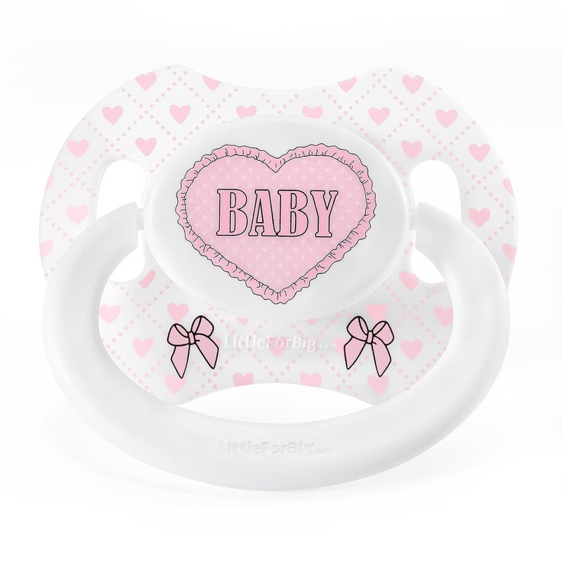 LittleForBig Bigshield GenerationII Adult Sized Printed Pacifier Blushing Baby Pattern - Image 1