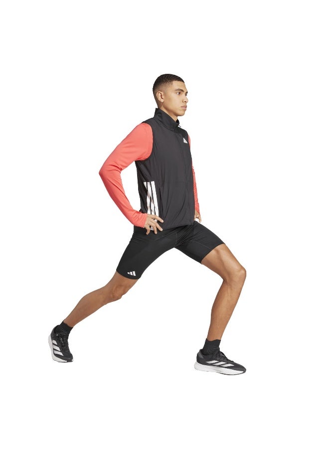Adidas Adidas Adizero Vest M M Black Running Jackets For Men - Image 4