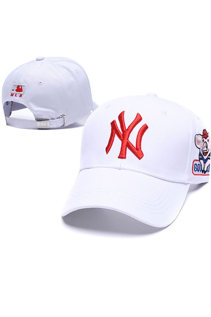 NEW ERA MLB New York Yankees Cartoon Embroidered White Baseball Cap