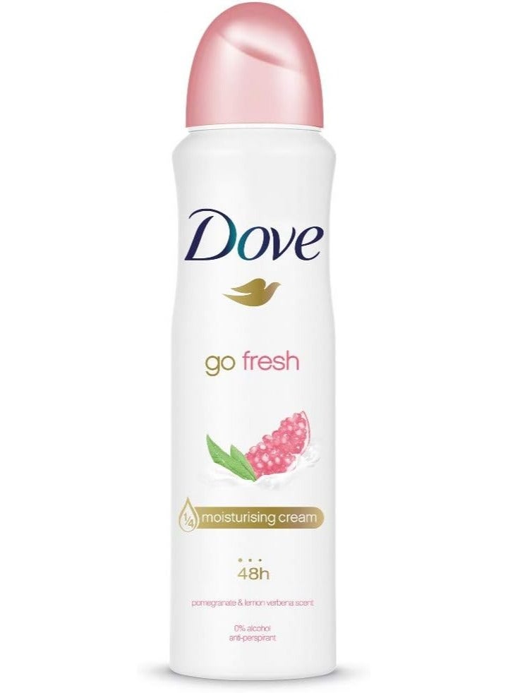 Dove Deodorant Go Fresh Pomegranate & lemon Verbena 6 x 250ml - Image 3