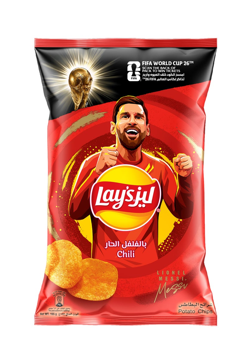 ليز شيبس بطاطس بنكهة الفلفل الحار - Image 1