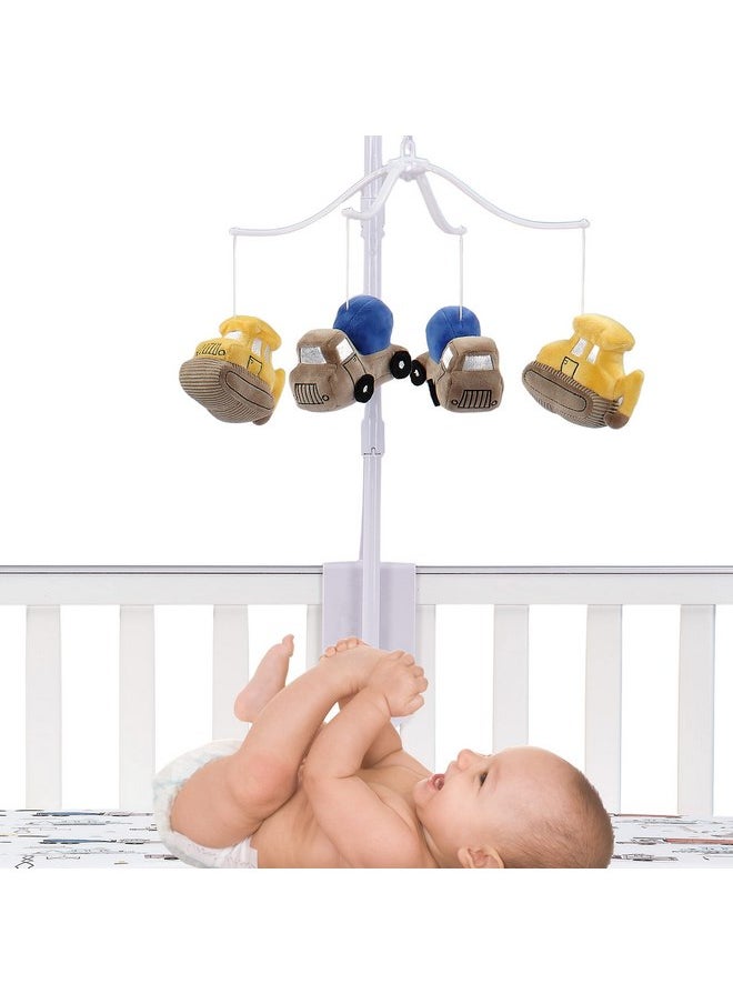 بيدتايم أوريجينالز - لعبة موسيقية متحركة لتهدئة الطفل من مجموعة Bedtime Originals Construction Zone - شاحنات - Image 1