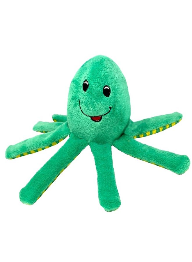 Spunky pup Clean Earth Plush Octopus | Made from 100% Recycled Water Bottles | Small,Brown,7258 - Image 1