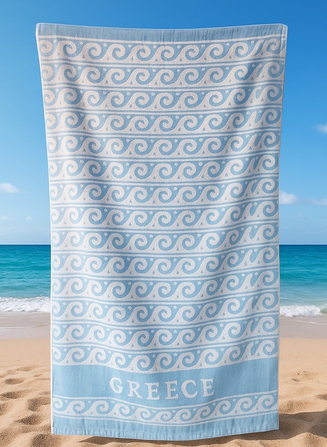 سنوز بشكير بحر قطن  - 170×90 سم، تصميم أورا - Image 4