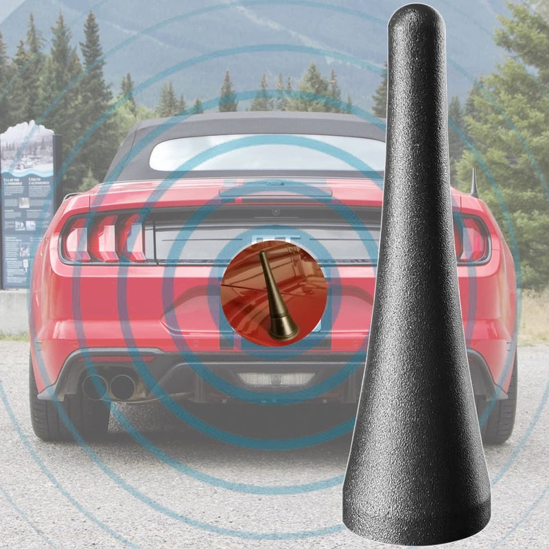 RooFox 3.8 Inch Aluminum Antenna for Ford Mustang Convertibles (2015-2023), Ford Mustang Antenna Replacement Mast - Image 4