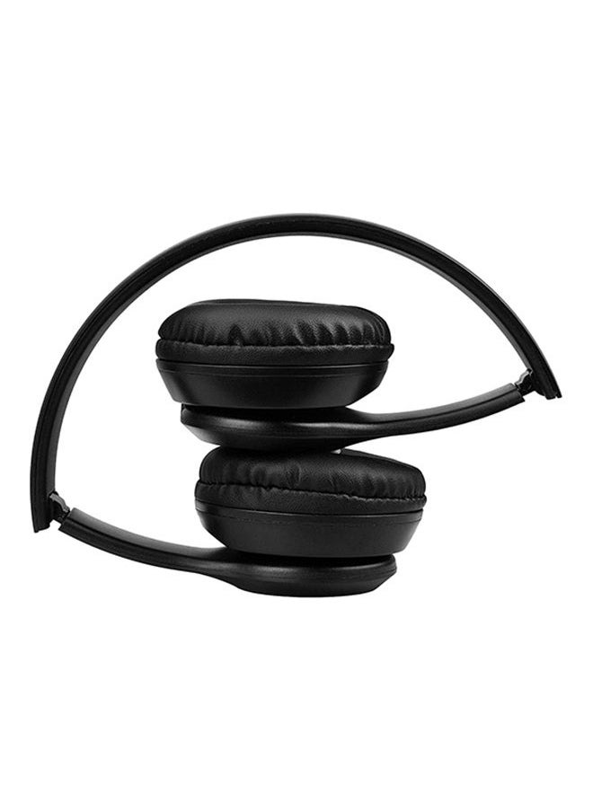P47 - Wireless Bluetooth On-Ear Headphone Black - Image 1