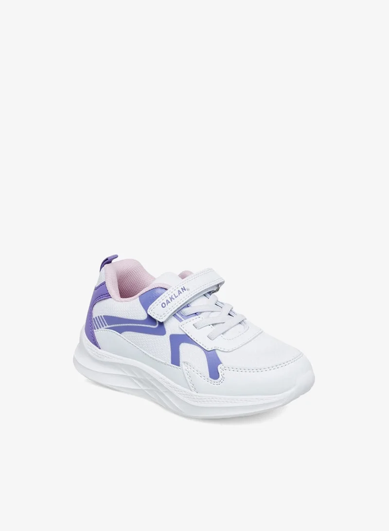 Oaklan by Shoexpress Panelled Sports Shoes with Hook and Loop Closure