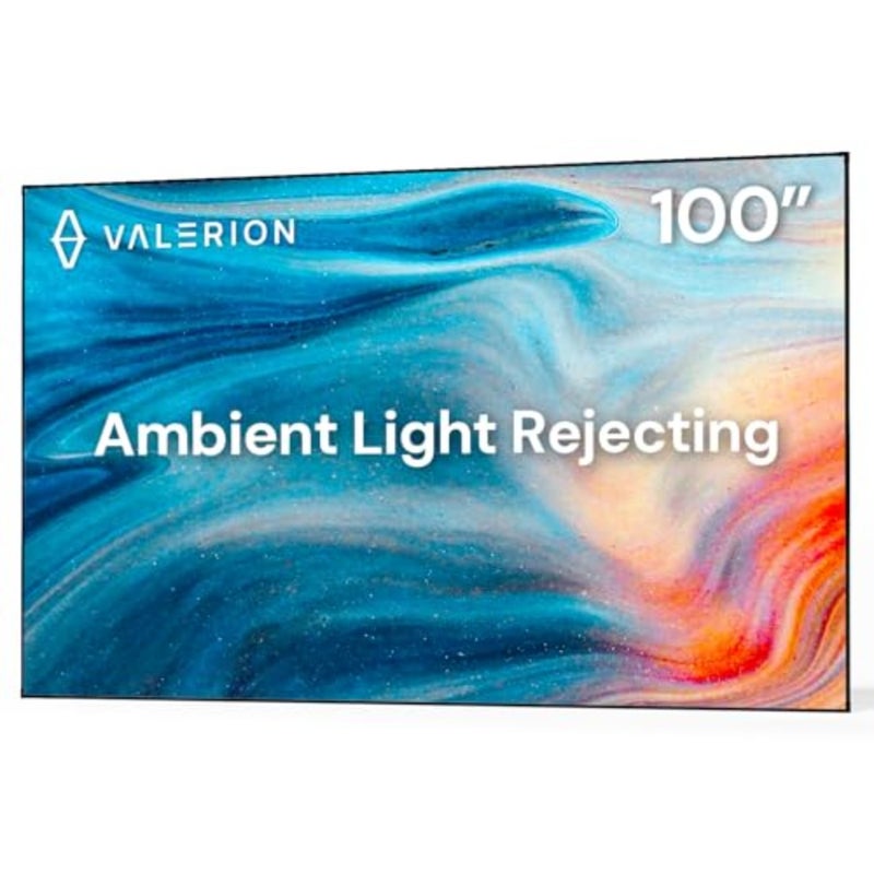 100 Fresnel Ambient Light Rejecting Screen, 1.8dB Gain, 85 Ambient Light Resistance, The de-Speckle Design, 16:9 Fixed Frame for Long Throw Projector - Image 1