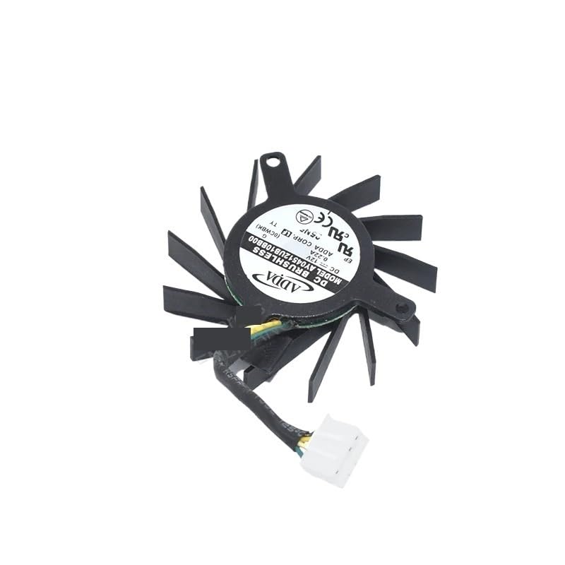 Laptop Parts for AY04512UB10BB00 12V 0.22A Hole Distance 3.4-3.4-2.6 Diameter 4.4cm Four-Wire Card Fan - Image 3