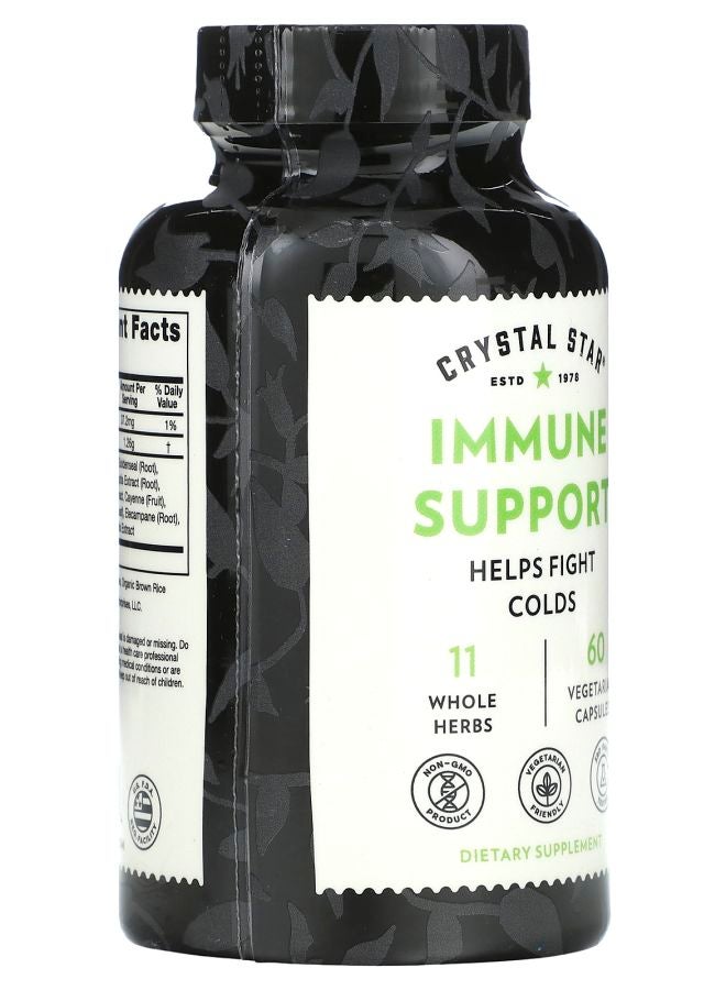 Crystal Star Immune Support 60 Vegetarian Capsules - Image 2