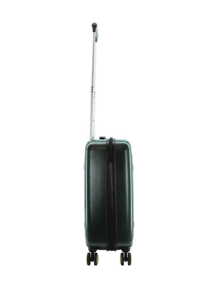 NATIONAL GEOGRAPHIC - National Geographic RPET Balance Carry-On Small Cabin Hardshell Business Suitcase, Durable Lightweight  TSA Combination Lock Travel Luggage, 4 Quite Spinner Wheel Trolley Bag (20 Inch) Green. - Image 1