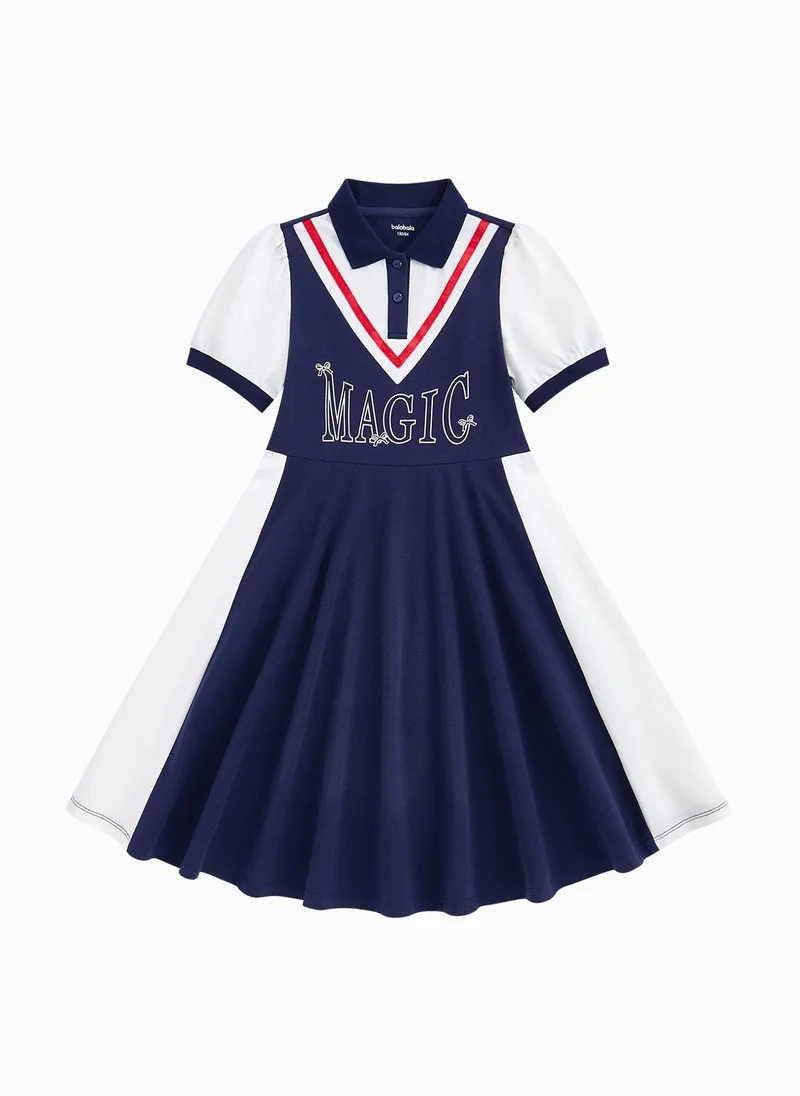 Balabala Kids Girl Knitted One-Piece Dress