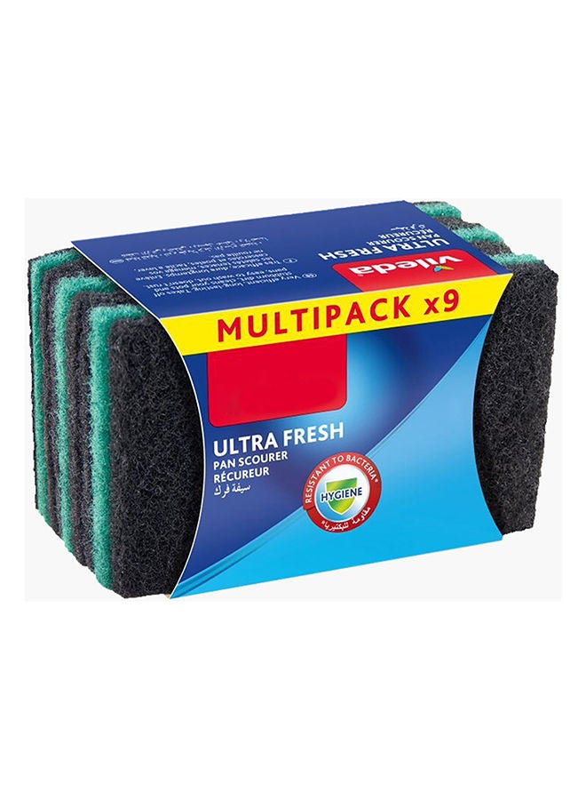 Vileda مجموعة فليدا من 9 قطع من وسادات التنظيف - Image 1