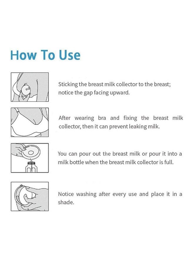 Finever Breast Milk Leaking Storage Collection Shell Nursing Mom For Breastfeeding Nipple Cups Reusable Washable(2 Pack) - Image 4