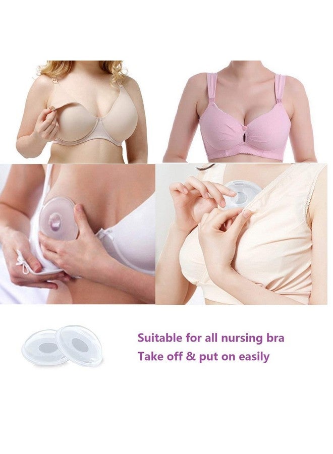 Finever Breast Milk Leaking Storage Collection Shell Nursing Mom For Breastfeeding Nipple Cups Reusable Washable(2 Pack) - Image 5