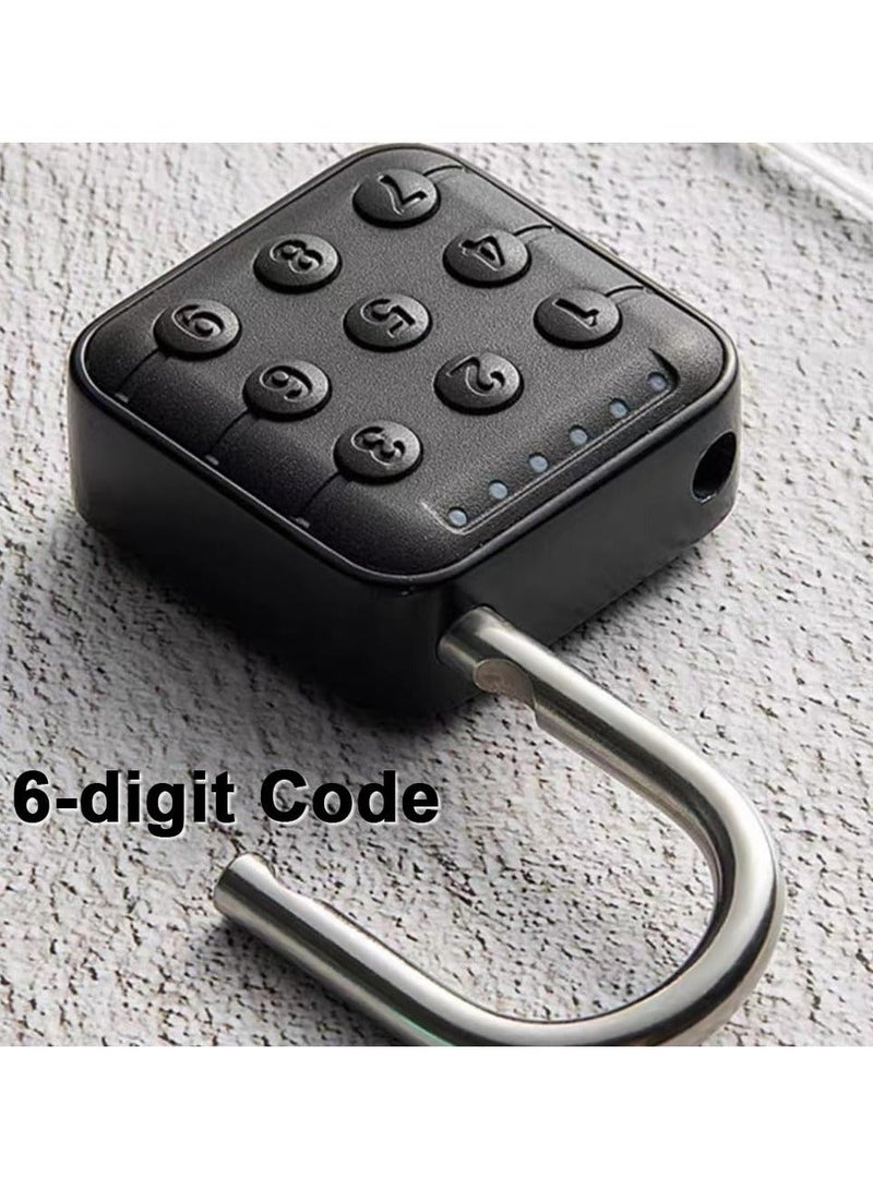 Combination Lock for Locker, 6 Digit Waterproof Smart Code Padlock, Combo Lock, Perfect for Lockers, Luggage, Gym Lockers, Storage Boxes, and Suitcases. - Image 1