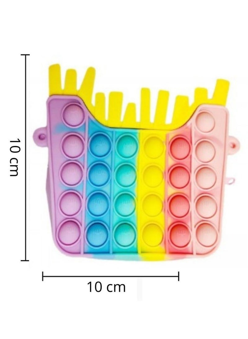 Prime by javaudan Pop It Wallet Cute Kawaii Fidget Sensory Educational Relieve Anti Stress Adult Kid Holiday Silicone Toy Gift Crossbody Toy Bag For Kids - Image 2