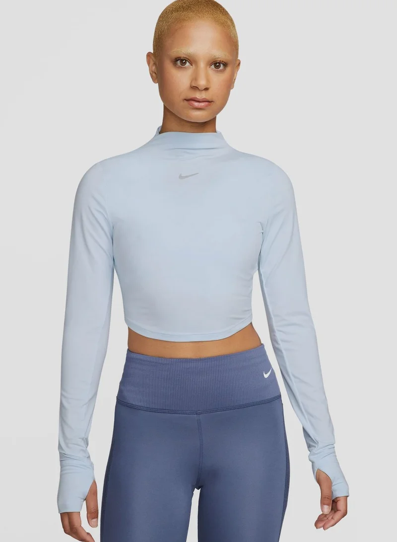 Nike Dri-Fit One Luxe Standard Fit Short-Sleeve Top