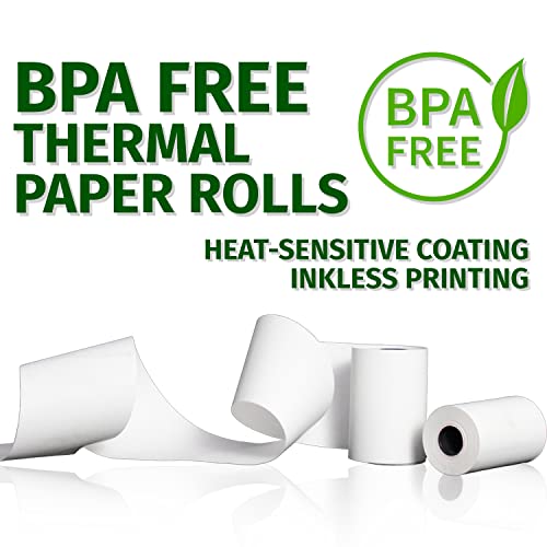 Gorilla Supply Thermal Paper Receipt Roll 2-1/4" x 50' BPA Free 50 Rolls - Image 3