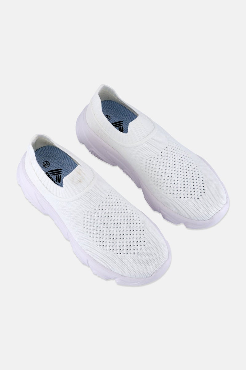 RBX Women Slip On Training Shoes, White  - Image 4