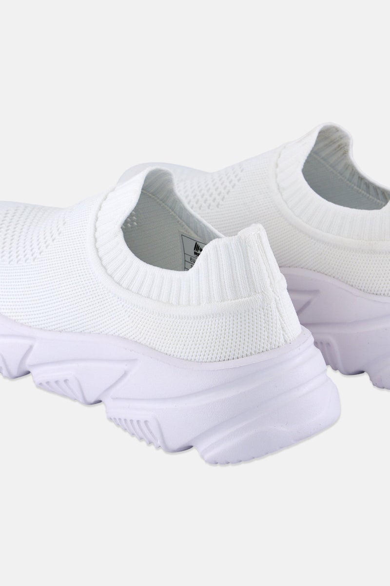 RBX Women Slip On Training Shoes, White - Image 4