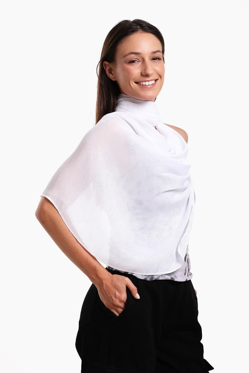 Carina Organza Crinkle Scarf - Image 3