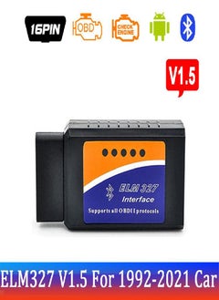 Elm 327 V1.5 and V2.1 OBD2 Car Diagnostic Tool Super MINI Elm327 Auto Scanner Bluetooth Code Reader Car Fault Repair Tool Car Kit For Android/PC