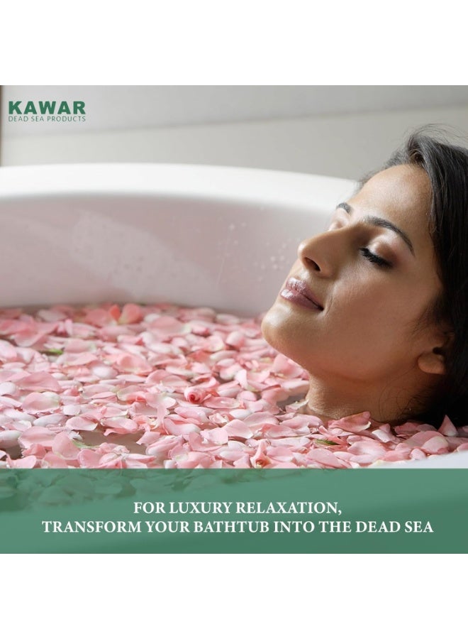 Kawar 100% Pure and Natural Kawar Dead Sea Bath Salt for Soothing and Relaxation Bath - 600g - Image 4