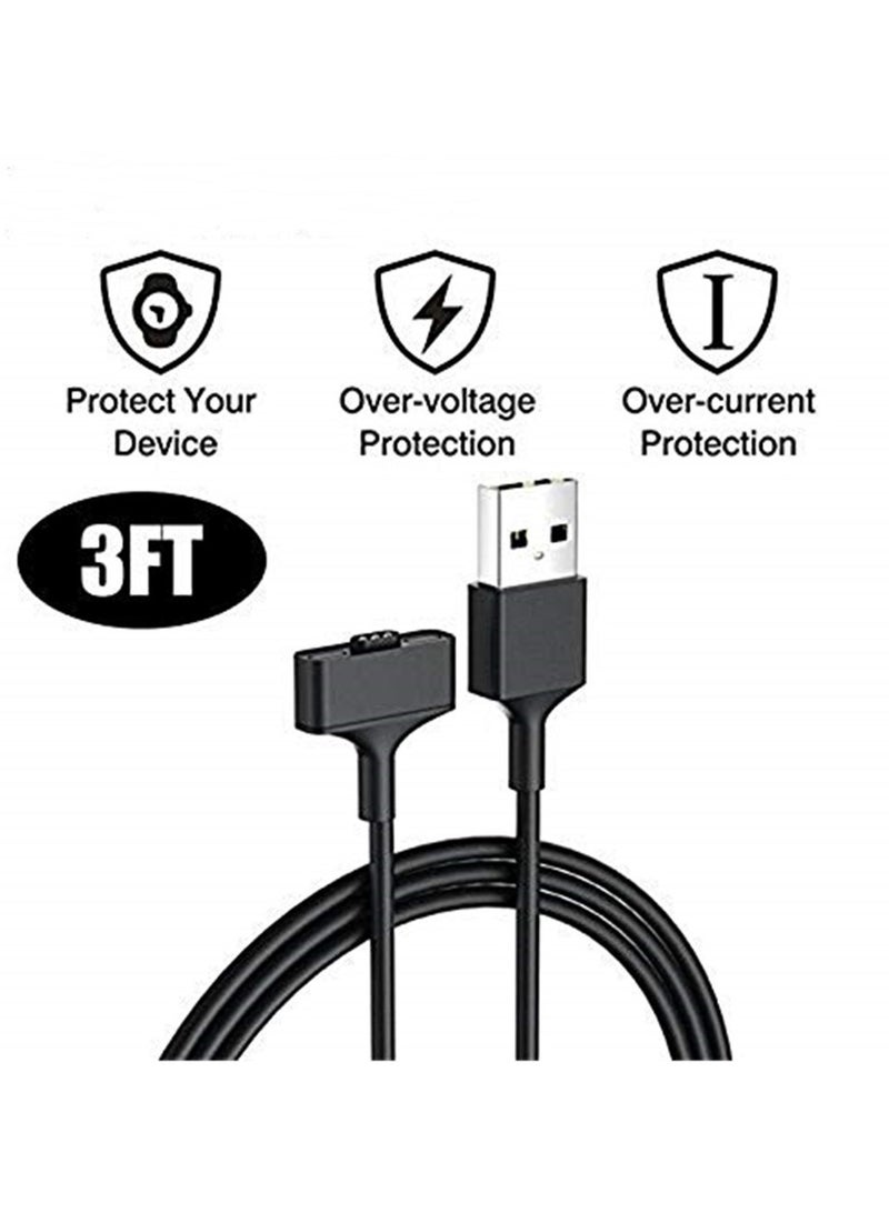 كابل يو اس بي متوافق مع سلك كابل شحن شاحن يو اس بي بديل لساعة فيتبيت ايونيك - Image 4