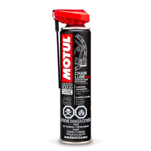 Motul 103244 C2 Chain Lube Road 93 oz Black