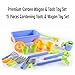 Dimple DCN12752 Garden Wagon Tools Toy Set Premium 15Piece Gardening Tools Wagon Toy Set Sturdy DurableTop Yd Beach Sand Garden ToyGreat for Kids Toddlers Multicolor - Image 3