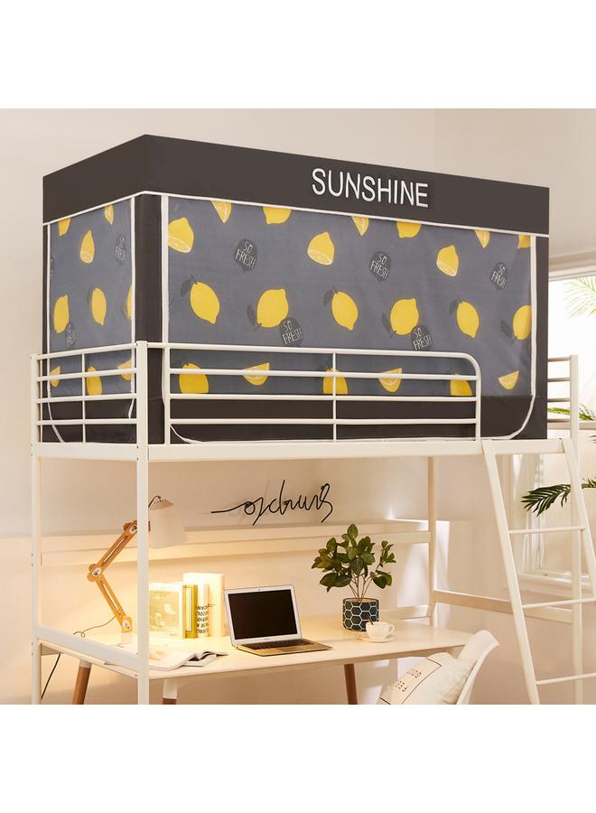 Bluejw Student Dormitory Bed Curtain Mosquito Net Bracket Integrated Dormitory Single Upper Bent Lower Bent Curtain Shading Bed Curtain - Image 1