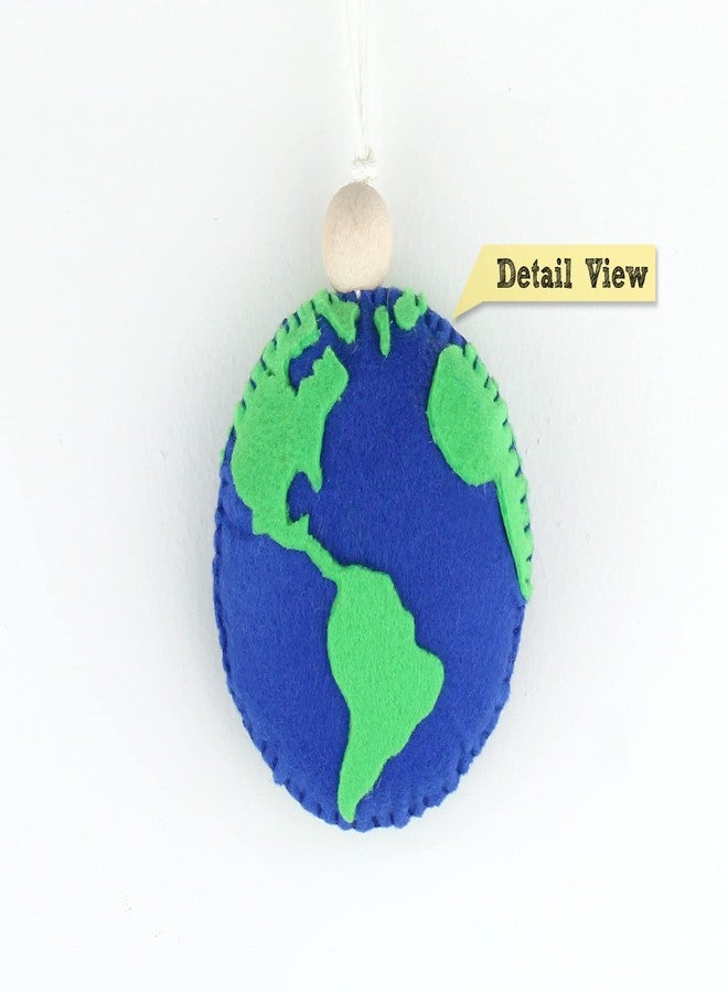 AGD Handmade Earth Hanging Ornaments, Outer Space Themed Nursery Decor, Baby Nursery Room Wall Decoration, Solar System Toddler Diwali Gifts, Baby Shower Birthday Party Favors, Cot Crib Decor - Image 4