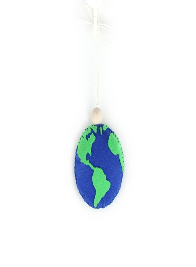 AGD Handmade Earth Hanging Ornaments, Outer Space Themed Nursery Decor, Baby Nursery Room Wall Decoration, Solar System Toddler Diwali Gifts, Baby Shower Birthday Party Favors, Cot Crib Decor - Image 1