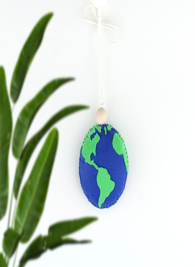 AGD Handmade Earth Hanging Ornaments, Outer Space Themed Nursery Decor, Baby Nursery Room Wall Decoration, Solar System Toddler Diwali Gifts, Baby Shower Birthday Party Favors, Cot Crib Decor - Image 2