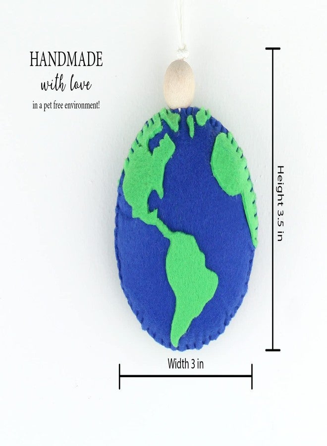 AGD Handmade Earth Hanging Ornaments, Outer Space Themed Nursery Decor, Baby Nursery Room Wall Decoration, Solar System Toddler Diwali Gifts, Baby Shower Birthday Party Favors, Cot Crib Decor - Image 3