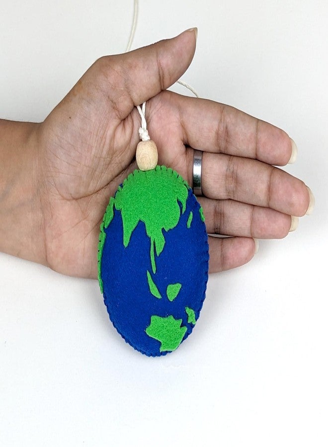 AGD Handmade Earth Hanging Ornaments, Outer Space Themed Nursery Decor, Baby Nursery Room Wall Decoration, Solar System Toddler Diwali Gifts, Baby Shower Birthday Party Favors, Cot Crib Decor - Image 5