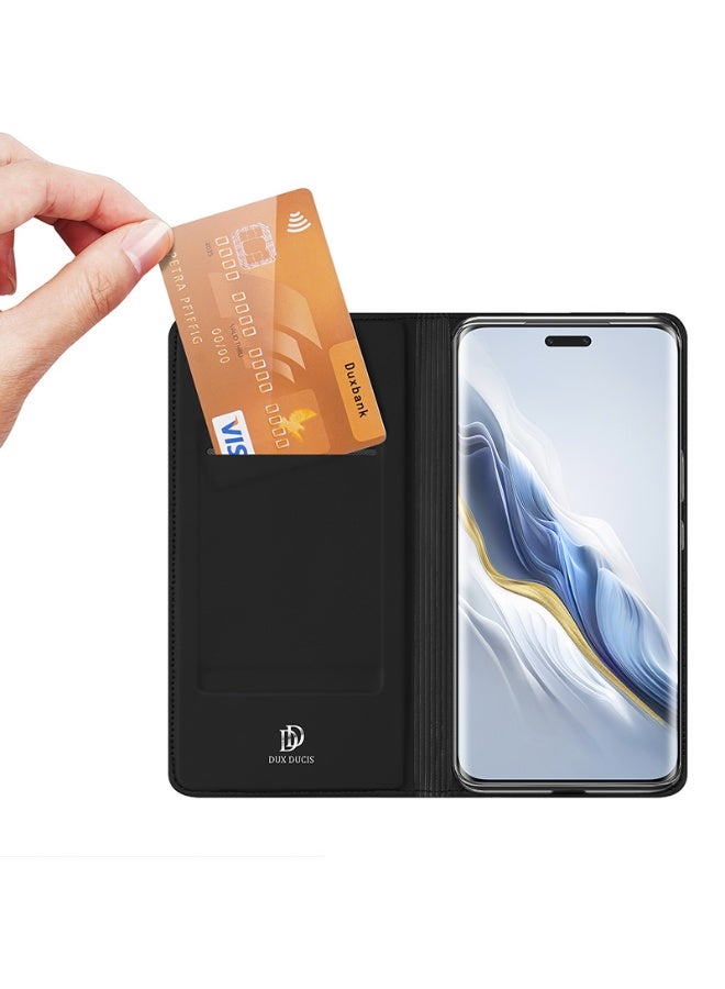 general Case for Honor 400 Pro, Sleek PU Leather Flip Wallet Cover with Magnetic Closure, Stand Function and Card Slot - Image 2